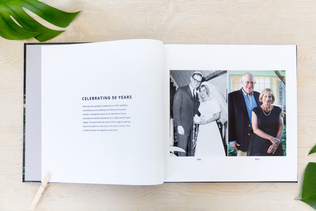 50th Wedding Anniversary Party Photo Book | suzanneobrienstudio.com